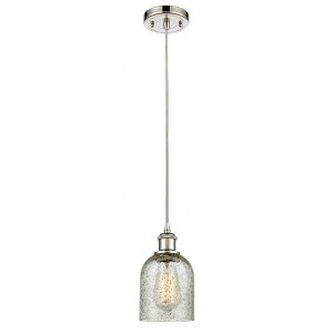 Caledonia - 1 Light Cord Hung Mini Pendant In Industrial Style-10 Inches Tall and 5 Inches Wide - 1 of 1