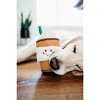 ZippyPaws NomNomz - Dog Squeaky Toys, Funny Food Plush Cute Stuffed Puppy Toy, Pet Products, Soft & Cuddly - Puppuccino - 3 of 4