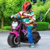 Infans 2-in-1 Kids Electric Motorcycle w/Detachable Training Wheels Headlight & Horn - 3 of 4