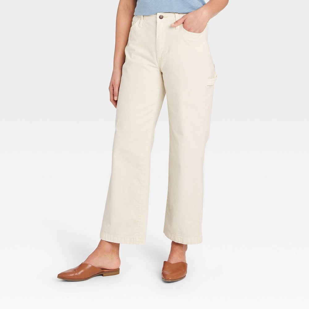 Customer Favorite Women's High-Rise Wide Leg Carpenter Jeans ...