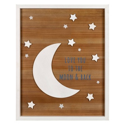 Love You to the Moon and Back Wall Art - Stratton Home Décor