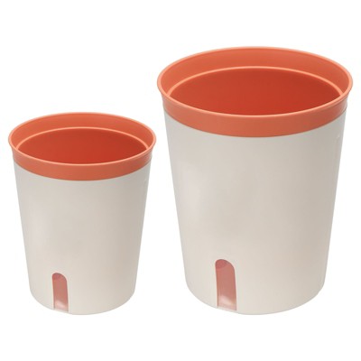 Unique Bargains Durable PP Plastic Detachable Base Flower Planter 1 Set