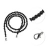 Unique Bargains Faux Pearl Handbag Strap Black 1 Pc - 3 of 4