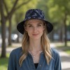 Anna-Kaci Summer Fisherman Hat Outdoor Travel Tie Dye Bucket Hat with Wide Brim Casual Sun Protection - 4 of 4