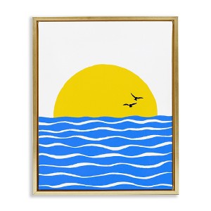 Stupell Industries Birds & Blue Sea, 21" x 17" - 1 of 4
