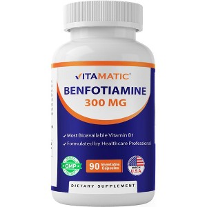 Benfotiamine 300mg 90 Vegetarian Capsules - 1 of 4
