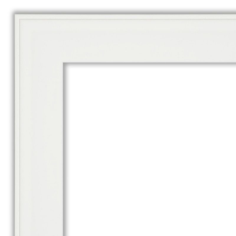17&#34; x 51&#34; Vanity White Framed On the Door Mirror - Amanti Art, 4 of 11