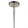 Birkleigh 18.25" 1 Light Pendant with Satin Etched Glass in Black - image 3 of 4