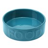 Park Life Designs 2c Classic Water and Food Dog Bowl - Aqua Blue - 3 of 4