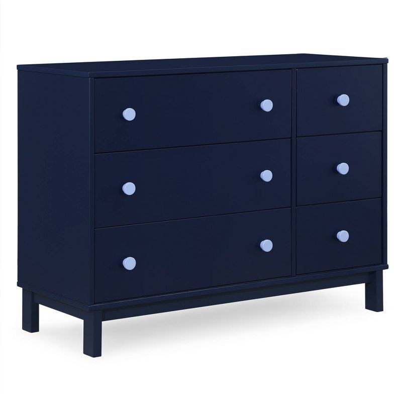 BabyGap by Delta Children Legacy 6 Drawer Dresser with Interlocking Drawers - Navy/Light Blue, 1 of 11