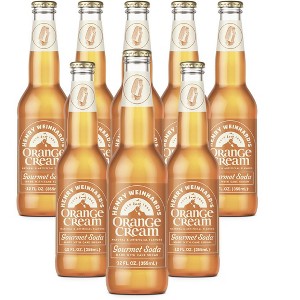 Henry Weinhard's Orange Cream Soda 8 Pack | 12oz Glass Bottles | Classic American Flavor | Premium Craft Soda - 1 of 1