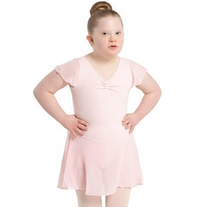 Capezio Flutter Sleeve Dress - Girls - 1 of 3