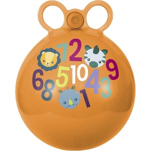 Hedstrom: 15" Numbers Sensory Sound Hopper - Orange & Animal Graphics - 4+ - 1 of 4