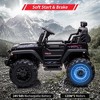 2 Seaters Kids Ride On Truck with Remote Control, 24V 9Ah 20" Large Seat + 15.5" Large Wheels - 4 of 4