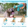 Nocciola Viral Select Blue Goose Durable Dog Toy, Crinkle Squeaky Plush Dog Puppy Chew Toys for Teething, Duck Puppy Toys - 3 of 4