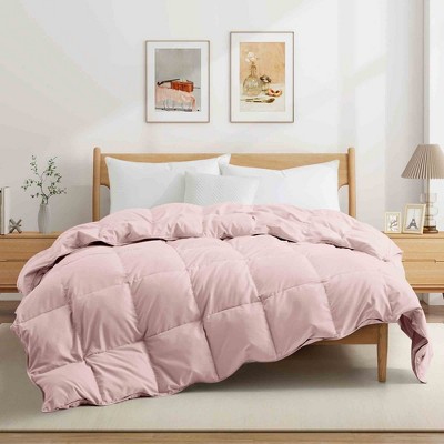 Peace Nest Lightweight White Feather Down Fluffy Comforter Duvet Insert