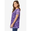 Woman Within Women's Plus Size Miracle Mesh Overlay Tunic - 4 of 4