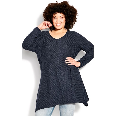 Women's Plus Size Delaney Tunic - Rust | Avenue : Target