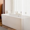 CASAINC Bathtub Faucet Set Bathtub Faucet Set with Deck Mount Tub Faucet with Sprayer Single Handle - 2 of 3