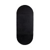 Kate and Laurel Estero Capsule Metal Functional Mirror, 16x38, Black - 3 of 4