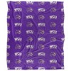 Western Carolina University Logo Pattern Silky 50x60 Blanket, 1 Sided - 2 of 4