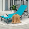 Kozyard Outdoor Folding Aluminum Lounge Chair, 5-Position Adjustable, No Assembly Required — Perfect for Patio, Beach, or Poolside - 2 of 4