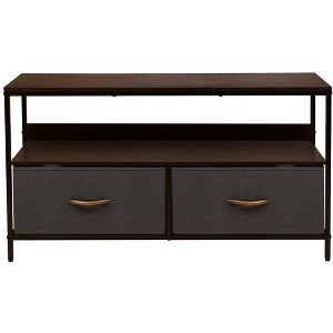 Sorbus 2 Drawer TV Stand Dresser with Wood Top - 1 of 4
