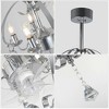 Bella Depot 20" Metal Caged Ceiling Fan with Light and Remote - 3 of 4