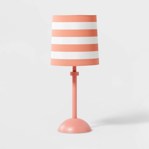 Stripe Accent Lamp Rose Pink, Target Pink Floor Lamp