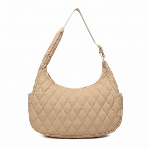 Alilang Women's Quilted Hobo Shoulder Bag with Adjustable Strap