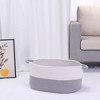 Unique Bargains Woven Handles Shelf Closet Storage Basket - 4 of 4