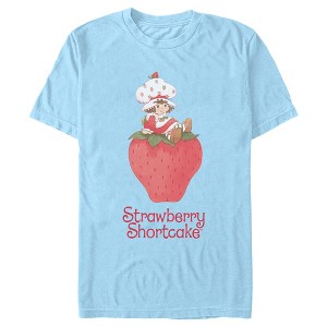 Men's Strawberry Shortcake Cutie on a Strawberry T-Shirt - 1 of 4