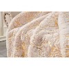 NicBex Luxury Chinchilla Faux Fur Gilded Throw Blanket for Bed Chair Sofa - 4 of 4