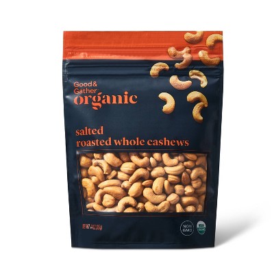 Organic Salted Roasted Whole Cashews - 14oz - Good & Gather™