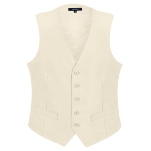 Gioberti Men's Formal Suit Vest Fit for Business or Casual Dress - 1 of 3