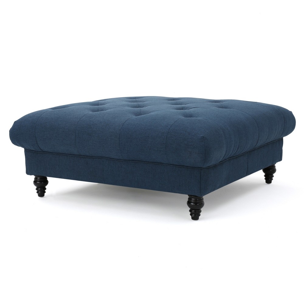 Bordeaux Ottoman Dark Blue - Christopher Knight Home