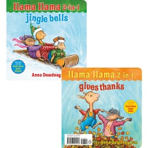 Llama Llama 2-In-1: Gives Thanks/Jingle Bells - by  Anna Dewdney (Board Book) - 1 of 1