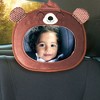 Diono Easy View Bear Baby Car Mirror for Rear Facing Infant, Adjustable, Shatterproof, Crash Tested - 2 of 4
