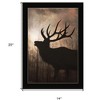 HomeRoots Elk Sunrise Black Framed Print Wall Art - 3 of 4