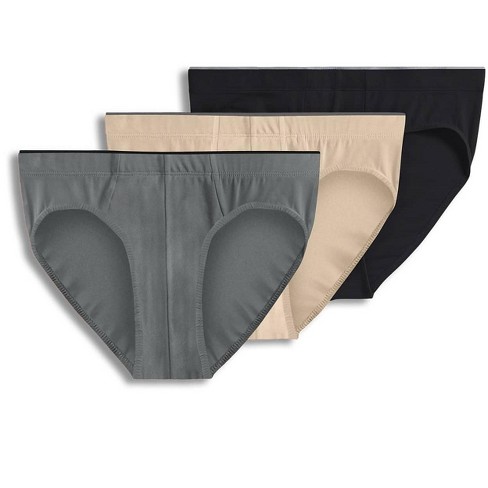 Jockey Men's Casual Cotton Stretch Bikini - 3 Pack 2xl Grey/beige