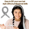 NAYSAYE Satin Heatless Curler Overnight Soft Wave DIY No Heat Curling Set for All Hair Types, Gray, 14"*3"*3" - 3 of 4