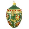 Miss Christmas 5.0 Inch Elegant Green & Gold Fabrege Egg Christmas Tree Ornament , Christmas Decor Christmas, Easter, Seasonal (1PC) - 3 of 4