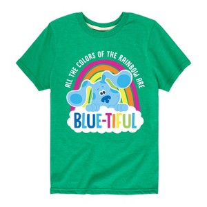 Boys' - Blue's Clues & You! - All The Colors Of The Rainbow Are Blue-tiful Short Sleeve Graphic T-Shirt - 1 of 4