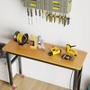 60" Heavy Duty Adjustable Height Workbench, 2200 LBS Capacity Solid Wood Work Table, for Garage, Workshop, and DIY Projects - 2 of 4