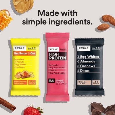 RXBAR High Protein Chocolate Chip Peanut Butter Protein Bars - 19g Protein - 10.5oz/5ct