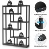 Tribesigns 69" 6-Tier Bookshelf, Vintage Storage Display Staggered Bookcase - 4 of 4