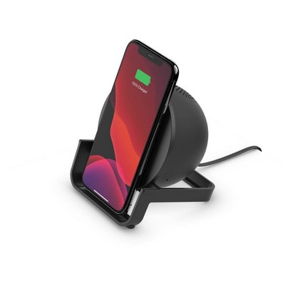 Belkin 10W Qi Wireless and Bluetooth Speaker Stand - Black