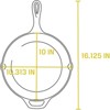 BRINJOY Pre-Seasoned Cast Iron Skillet - PFAS-Free Non-Toxic Natural Oil Seasoned Cookware - 2 of 4