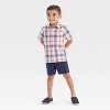 OshKosh B'gosh Toddler Boys' Chino Shorts - Navy Blue - 3 of 3