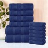 Smart Dry Cotton Medium Weight Solid Towel Set by Blue Nile Mills - 2 of 4